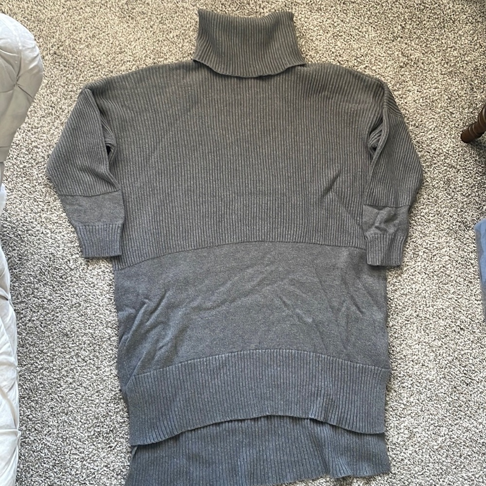 Turtleneck sweater dress